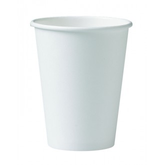 SOLO/ DART  premium Hot Paper Cups 12 oz  - White Single wall cs 1000